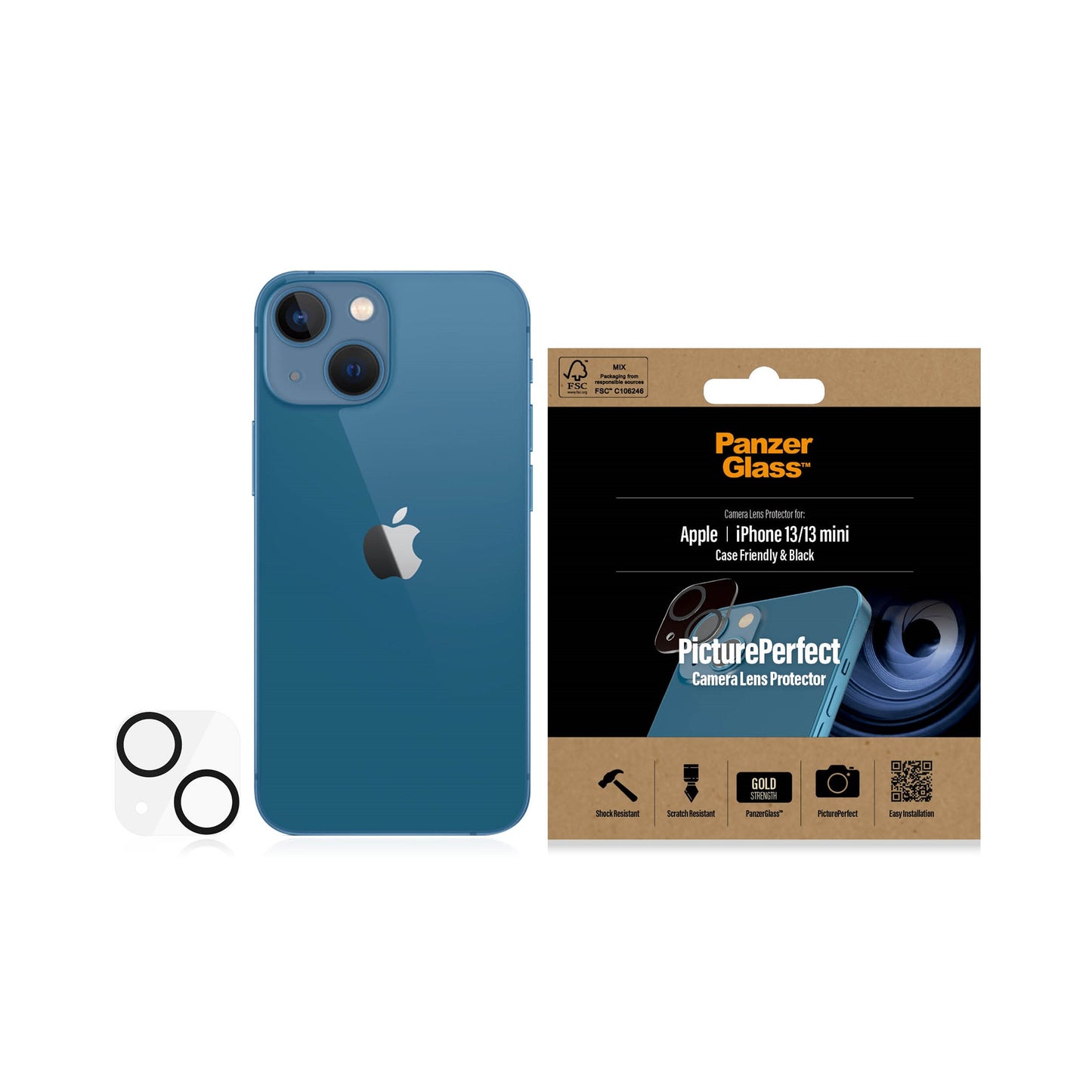PanzerGlass® PicturePerfect Camera Lens Protector Apple iPhone 13 | Mini 3