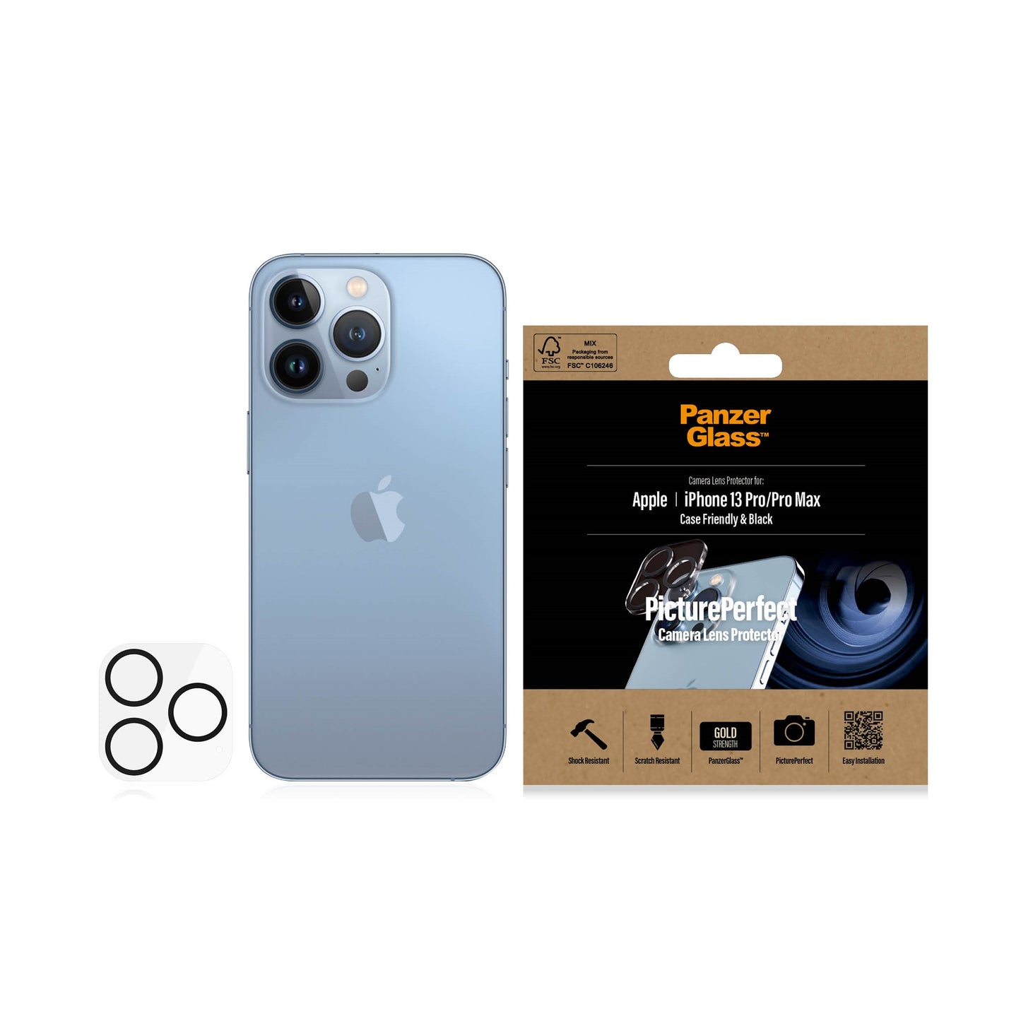 PanzerGlass® PicturePerfect Camera Lens Protector Apple iPhone 13 Pro | 13 Pro Max 3