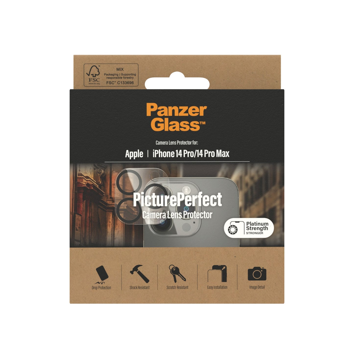 PanzerGlass™ PicturePerfect Camera Lens Protector Apple iPhone 14 Pro | 14 Pro Max 3