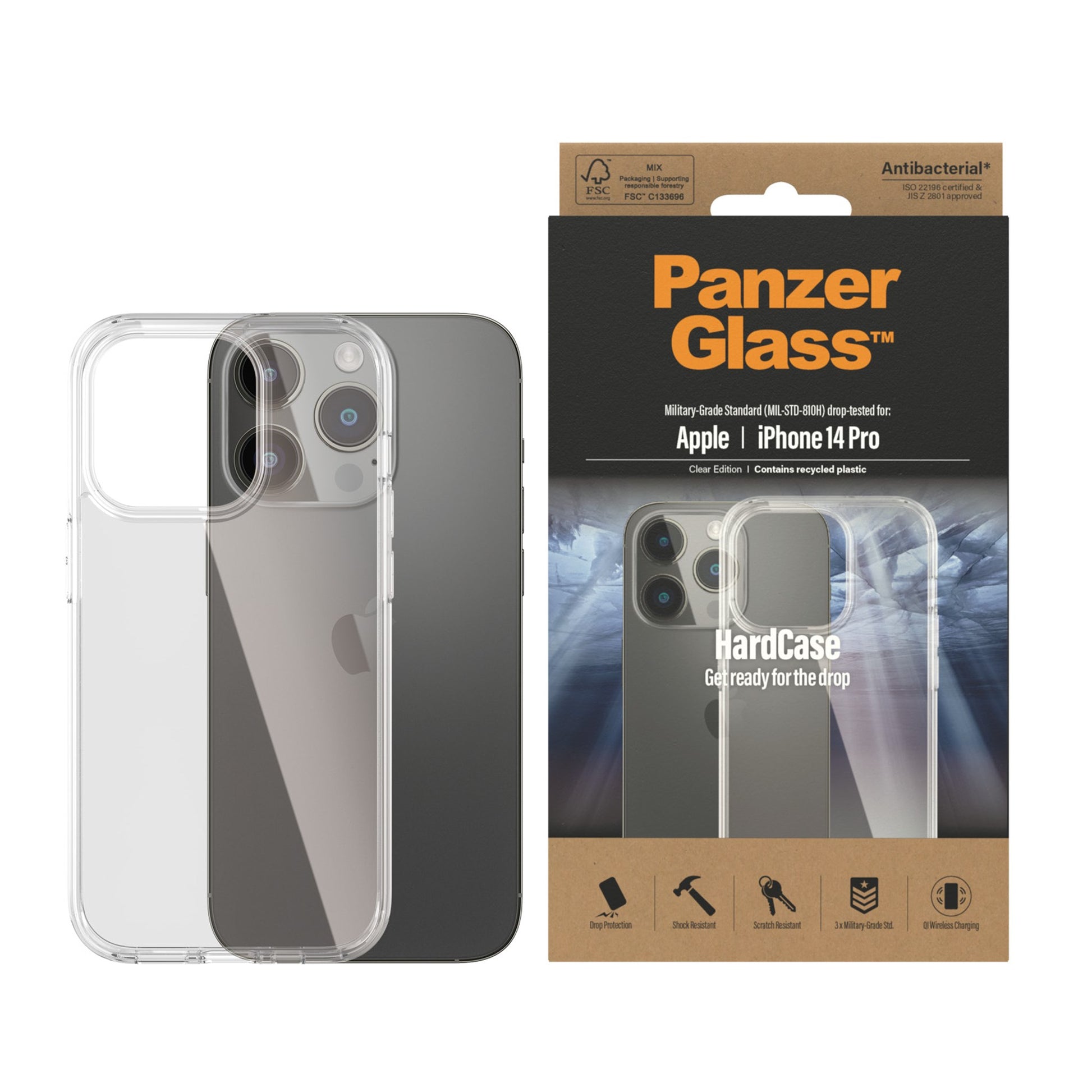 PanzerGlass® HardCase Apple iPhone 14 Pro | Clear 2