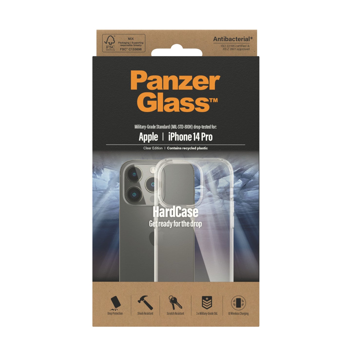 PanzerGlass™ HardCase Apple iPhone 14 Pro | Clear 3