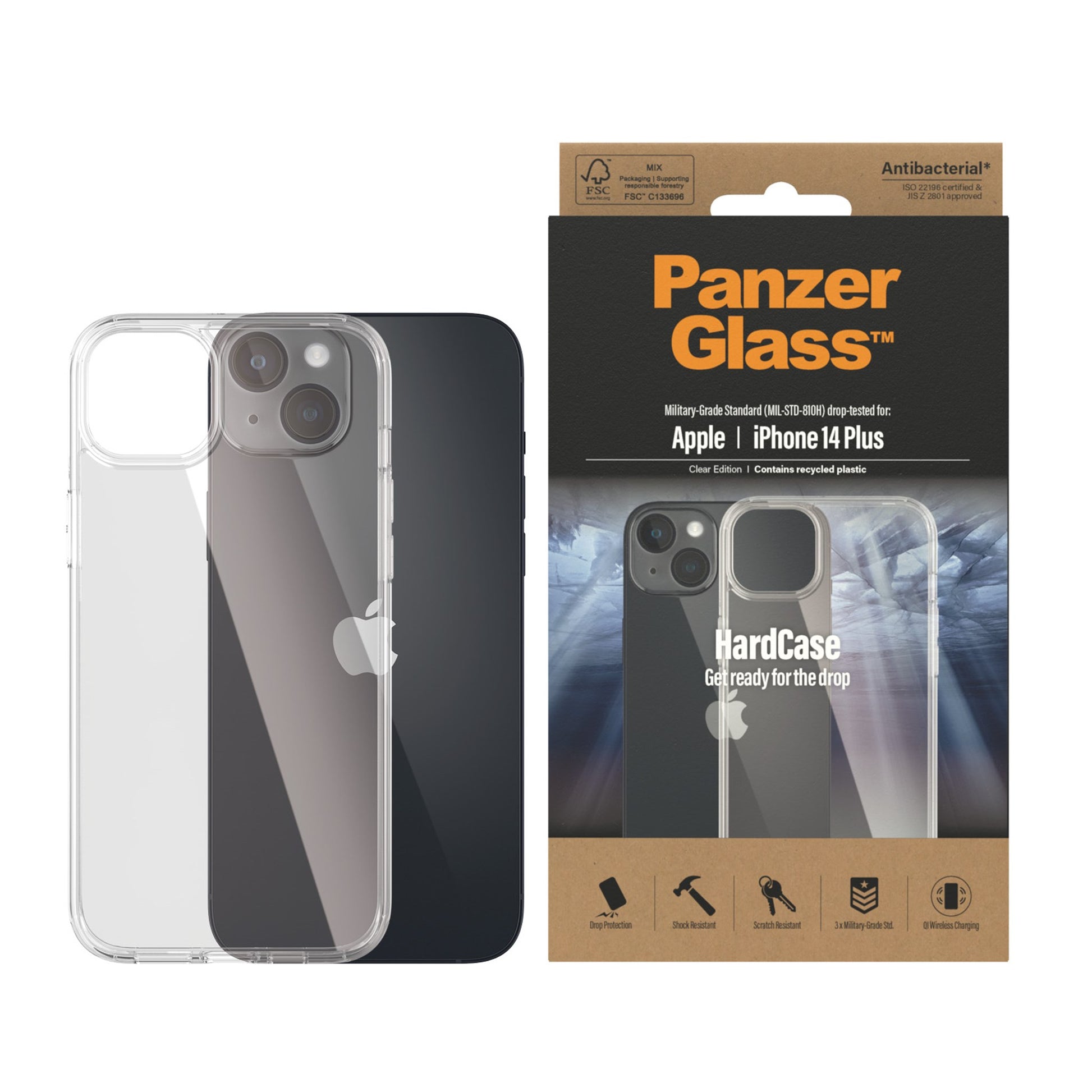 PanzerGlass™ HardCase Apple iPhone 14 Plus | Clear 2