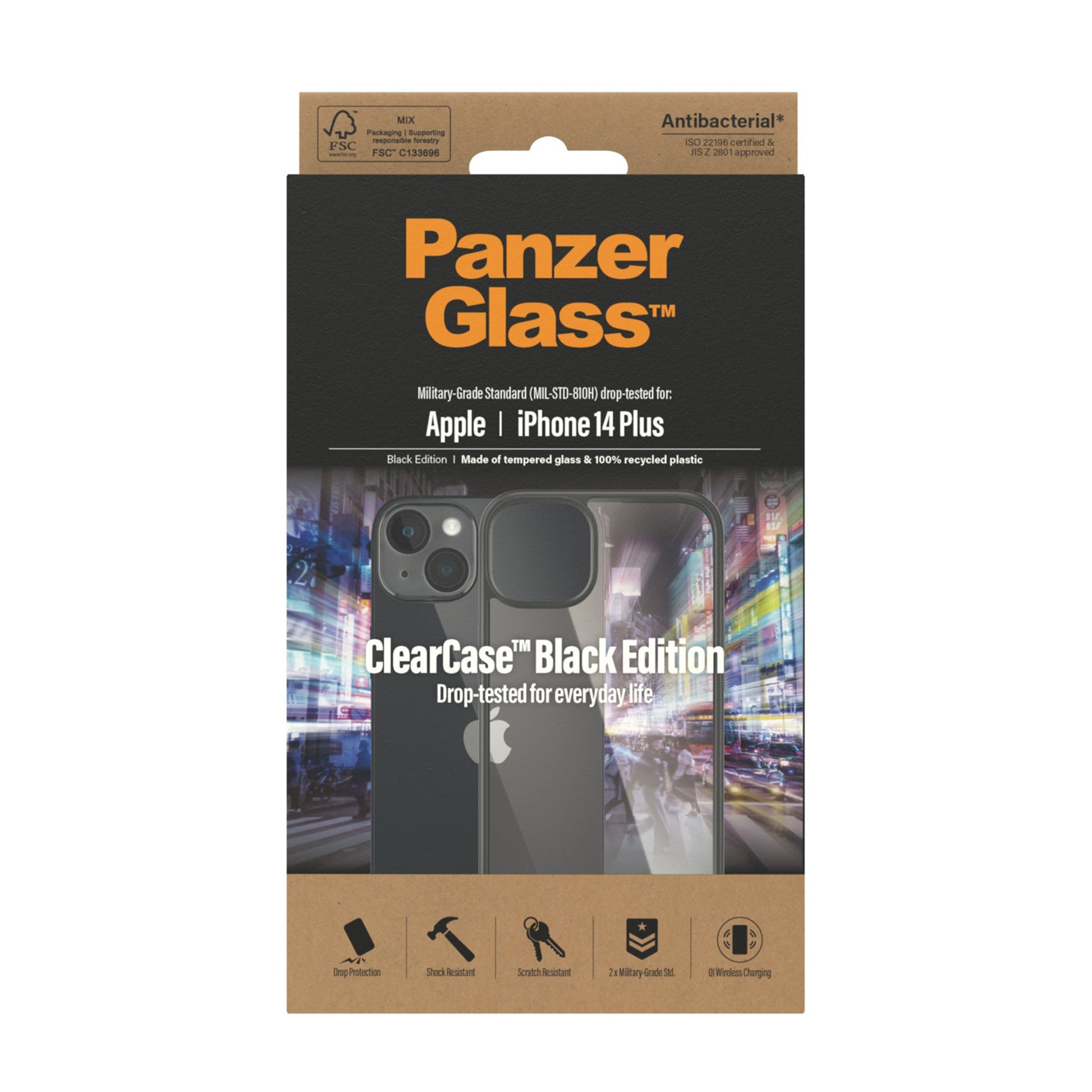 PanzerGlass® ClearCase Apple iPhone 14 Plus | Black 3