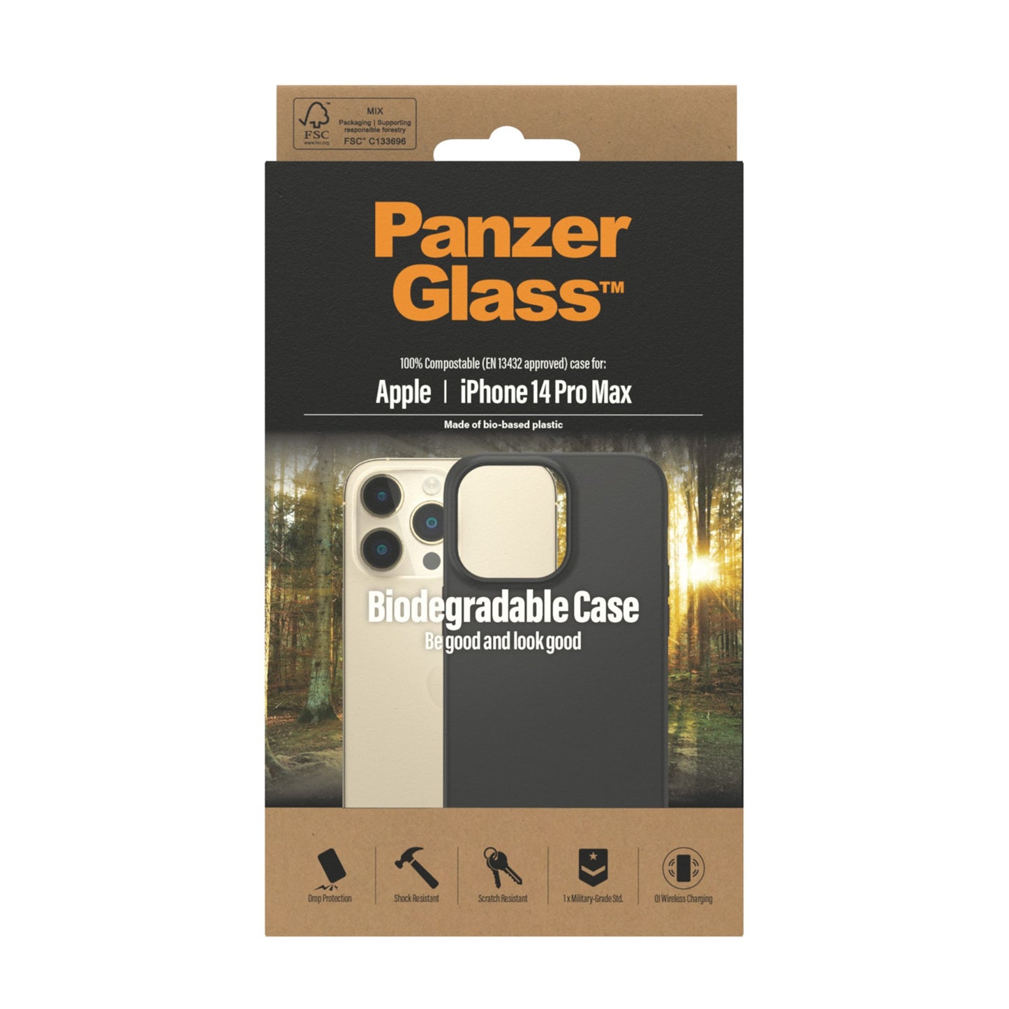 PanzerGlass™ Biodegradable Case Apple iPhone 14 Pro Max | Black 3