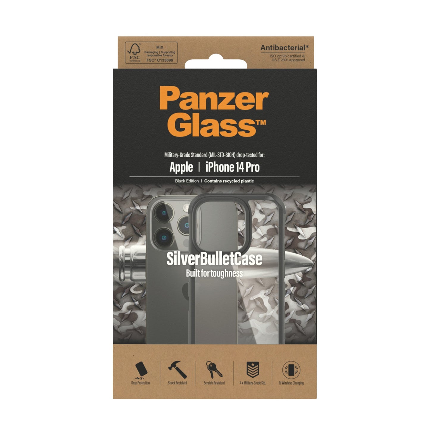 PanzerGlass® SilverBullet Case Apple iPhone 14 Pro 3