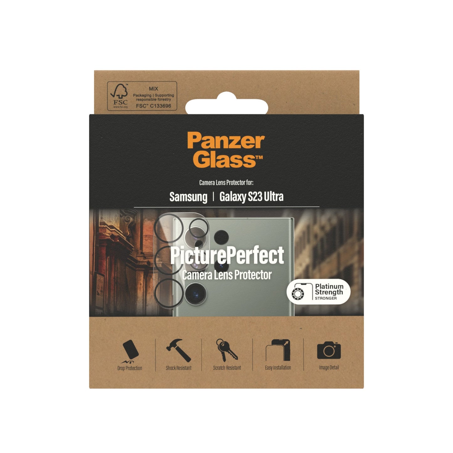 PanzerGlass™ PicturePerfect Camera Lens Protector Samsung Galaxy S23 Ultra 3