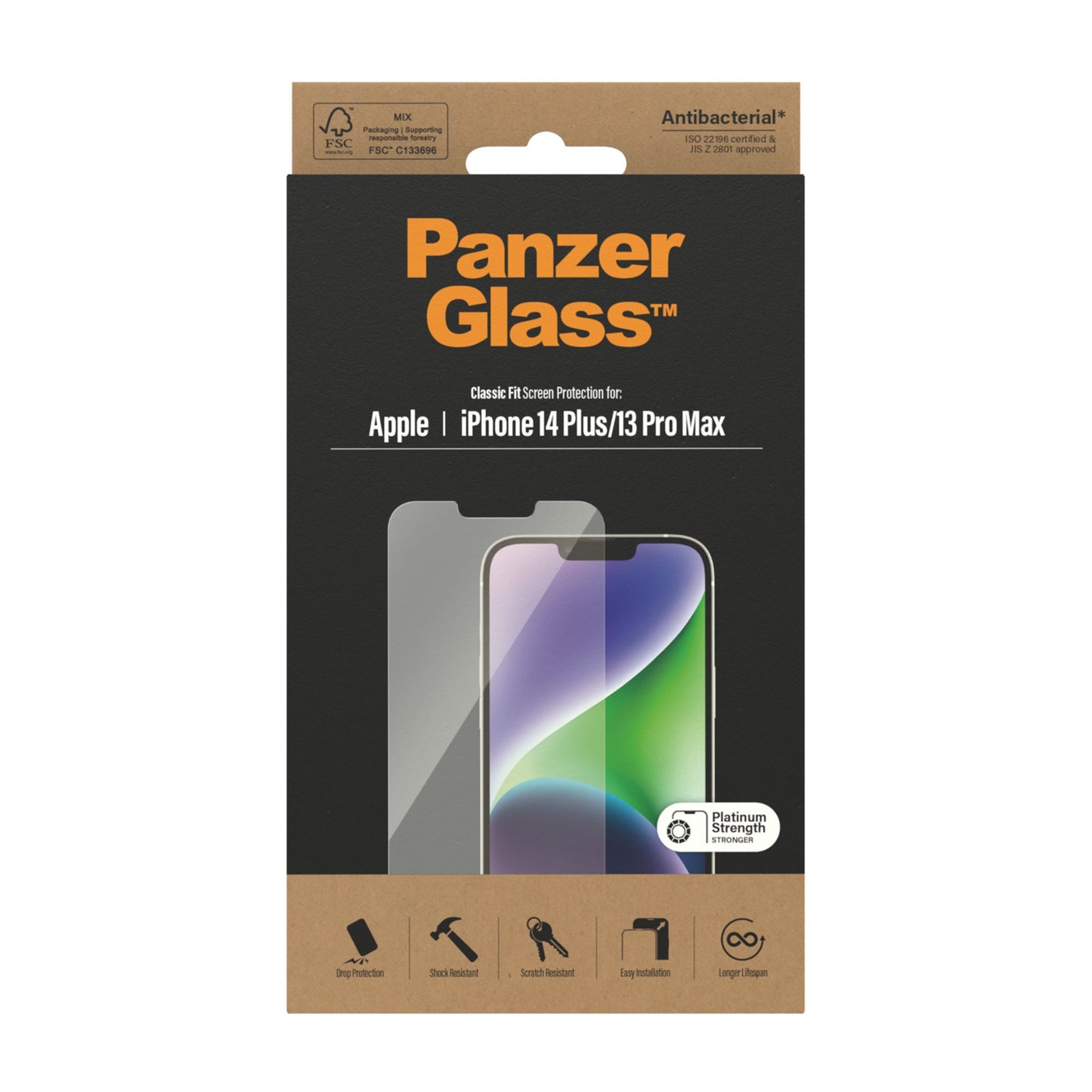 PanzerGlass™ Screen Protector Apple iPhone 14 Plus | 13 Pro Max | Classic Fit 3