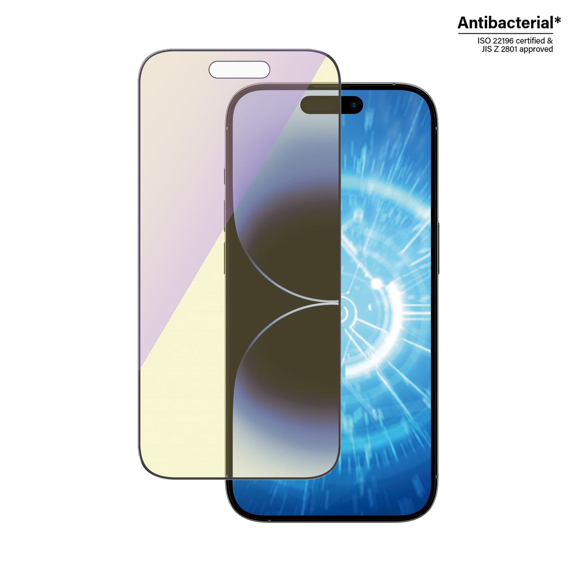 PanzerGlass™ Anti-blue light Screen Protector Apple iPhone 14 Pro | Ultra-Wide Fit