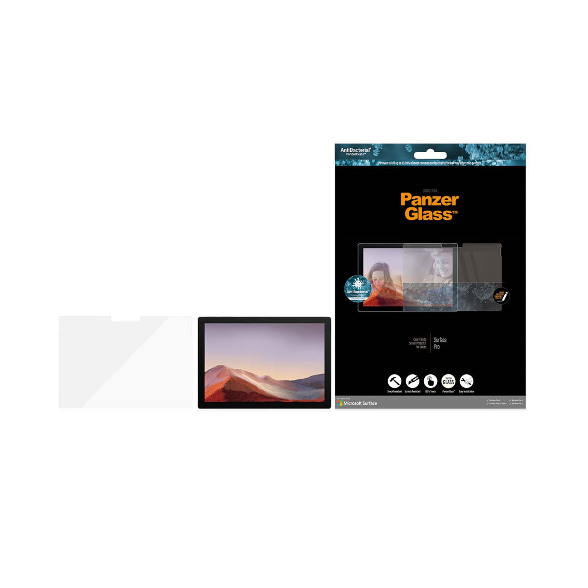 PanzerGlass™ Microsoft Surface Pro 4 | Pro 5. Gen | Pro 6 | Pro 7 | Screen Protector Glass