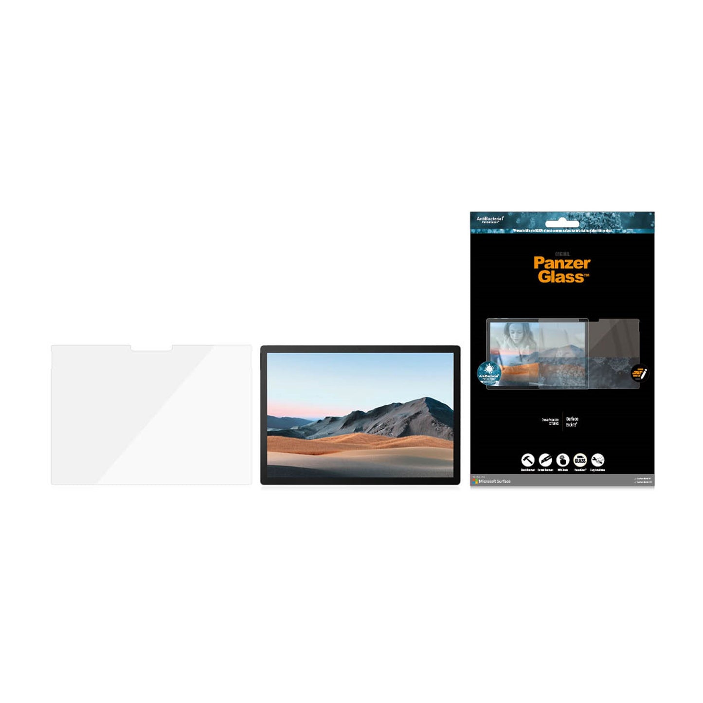 PanzerGlass™ Microsoft Surface Book 15″ | Screen Protector Glass 4
