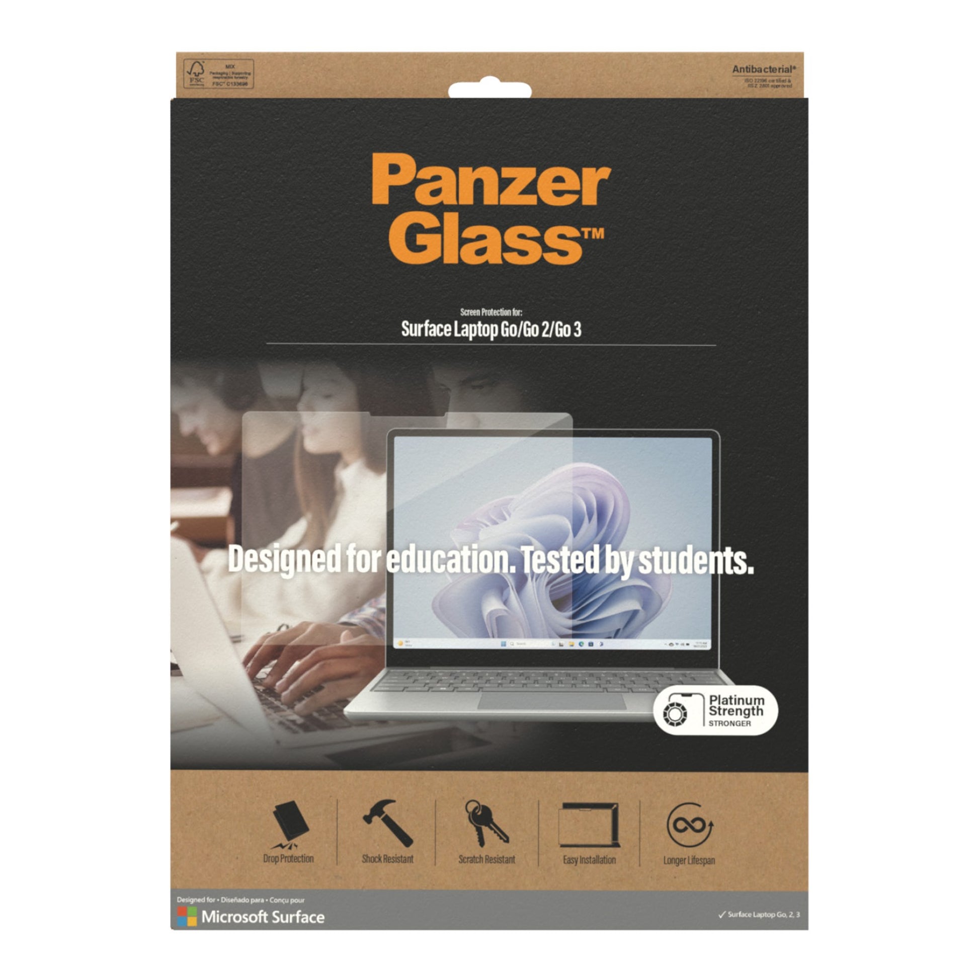 PanzerGlass® Screen Protector Microsoft Surface Laptop Go3 | Go 2 | Go 3