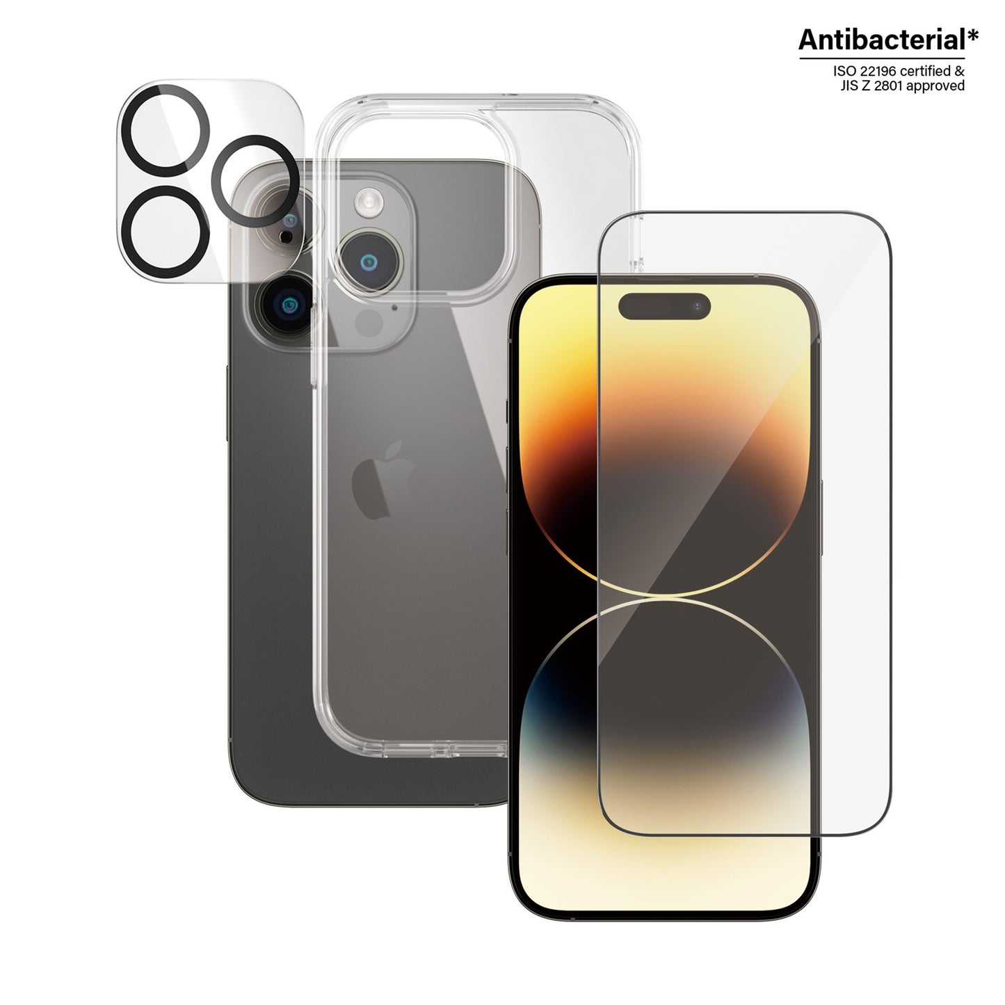 PanzerGlass™ 3-in-1 Protection Pack Apple iPhone 14 Pro