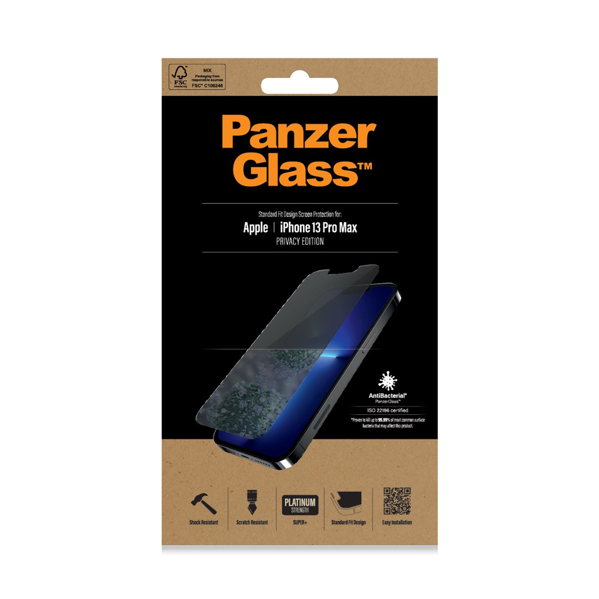 PanzerGlass® Privacy Screen Protector Apple iPhone 13 Pro Max | Standard Fit 2