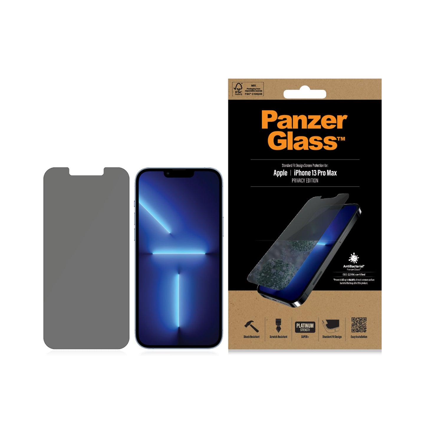 PanzerGlass® Privacy Screen Protector Apple iPhone 13 Pro Max | Standard Fit 3