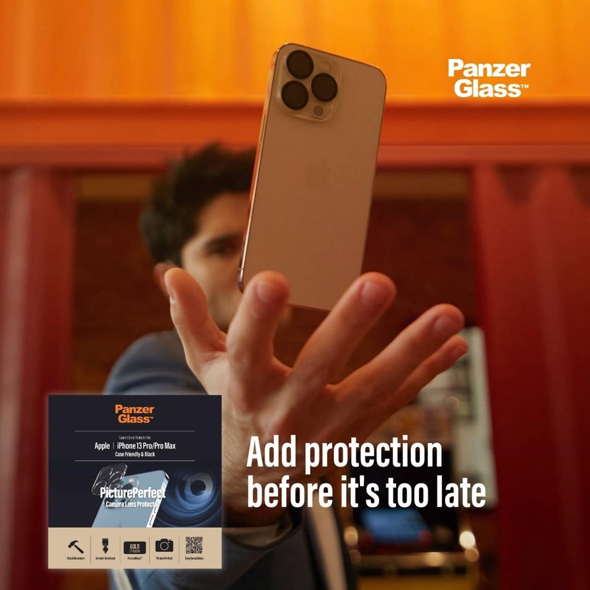 PanzerGlass™ PicturePerfect Camera Lens Protector Apple iPhone 13 Pro | Pro Max 12