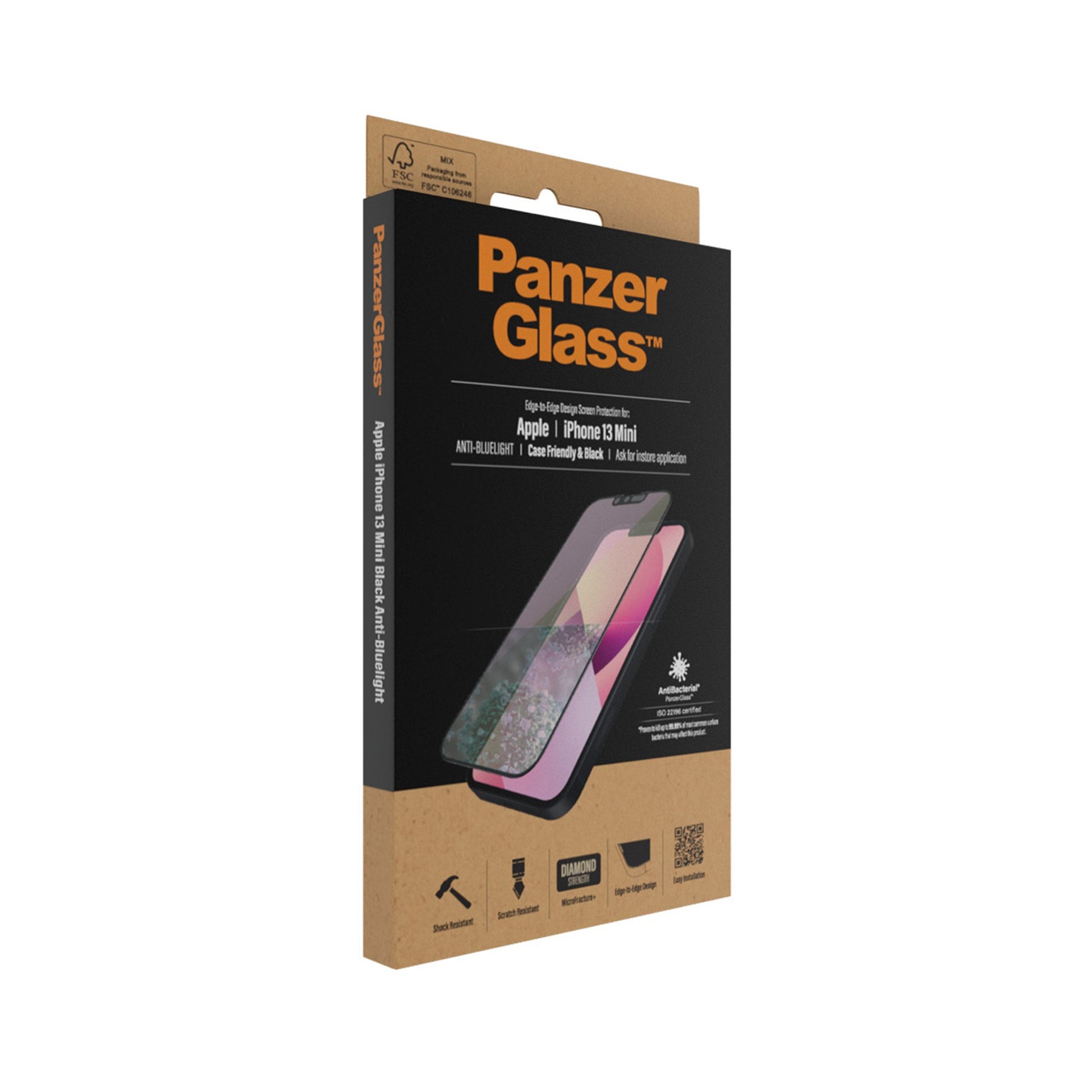 PanzerGlass™ Anti-blue light Screen Protector Apple iPhone 13 Mini | Edge-to-Edge 4