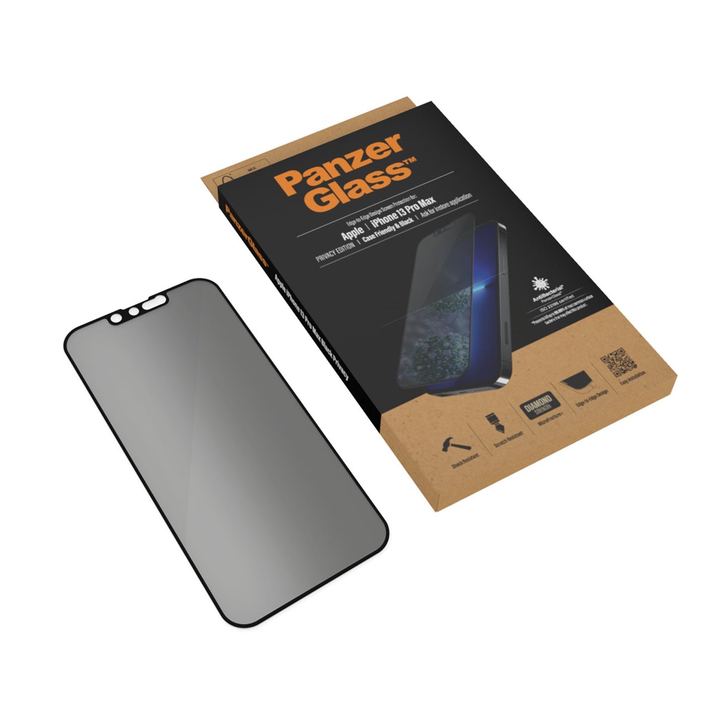 PanzerGlass™ Privacy Screen Protector Apple iPhone 13 Pro Max | Edge-to-Edge 5